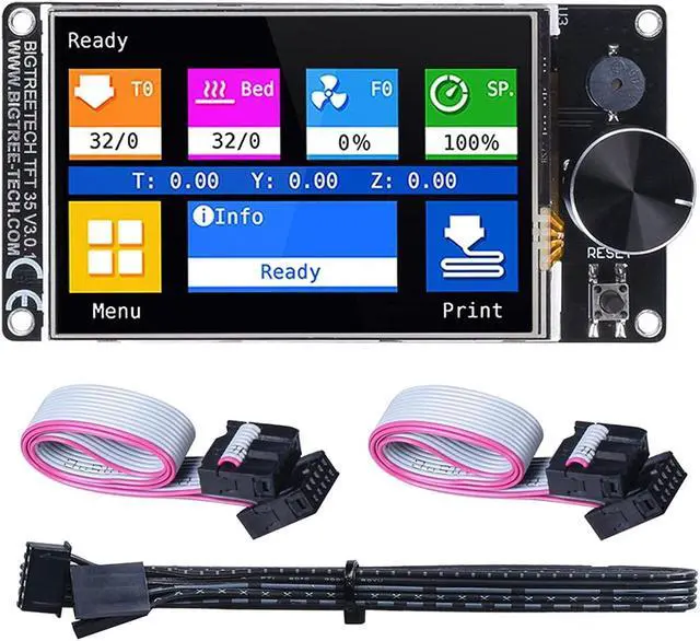 Main image of BIGTREETECH TFT35 V3.0.1 Touch Screen Display with Two Working Modes Smart Controller Panel Compatible with LCD12864 WiFi for SKR V1.4 Turbo Manta M4P/M5P Octopus V1.1 Ender-3 3D Printer Parts