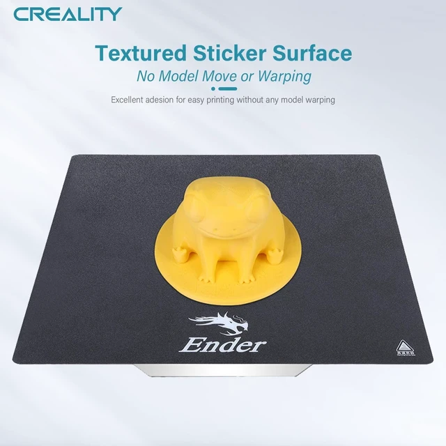 Alt view image 4 of 6 - Creality Official Ender 3 Build Plate, 235x235mm Double-Sided Magnetic Bed Plate Smooth+Textured Surface Flexible Removable Printing Platform for Ender 3/3 V2/3 Pro/3 S1/3 S1 Pro/3 V3 SE/K1C/K1 SE