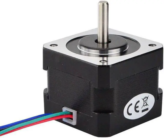 Alt view image 2 of 6 - STEPPERONLINE Nema 17 Stepper Motor 26Ncm(36.8oz.in) 12V 0.4A 3D Printer CNC