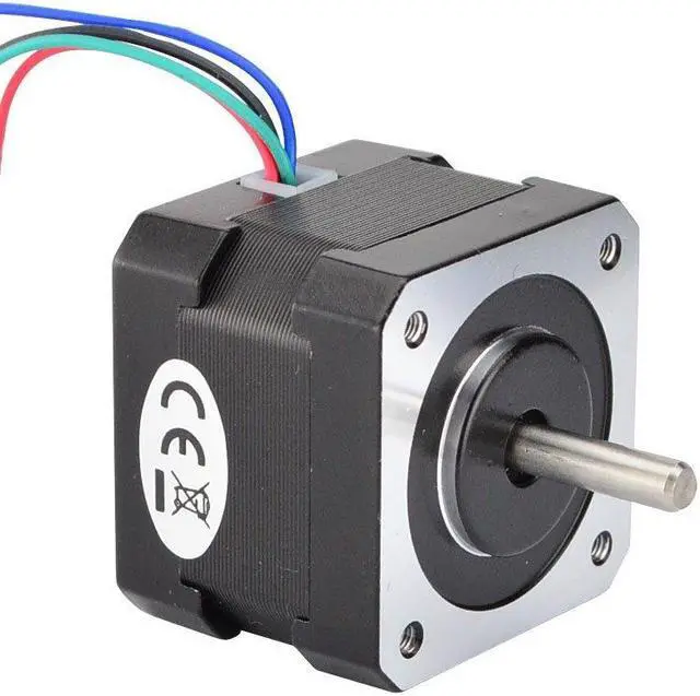 Alt view image 3 of 6 - STEPPERONLINE Nema 17 Stepper Motor 26Ncm(36.8oz.in) 12V 0.4A 3D Printer CNC