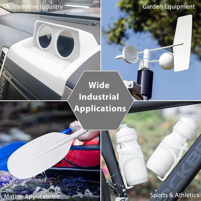 Alt view image 4 of 7 - ASA Filament 1.75mm, UV/Heat Resistant/Weather Resistant ASA 3D Printer Filament, Perfect for Printing Outdoor Functional Parts, White Filament 1kg(2.2lbs) Spool