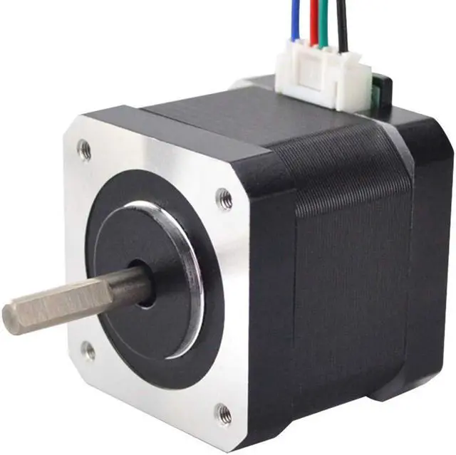 Main image of STEPPERONLINE Nema 17 Stepper Motor 1.5A 63.74oz.in 39mm Body with 1m Cable and Connector for DIY CNC/ 3D Printer