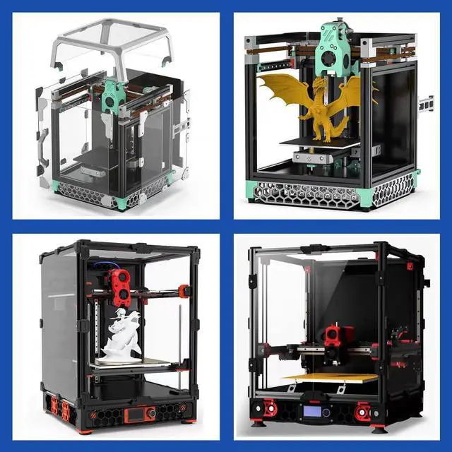 Alt view image 3 of 6 - 3030 T Slot Aluminum Extrusion for 3D Printer Parts and CNC DIY Black 1500mmX4