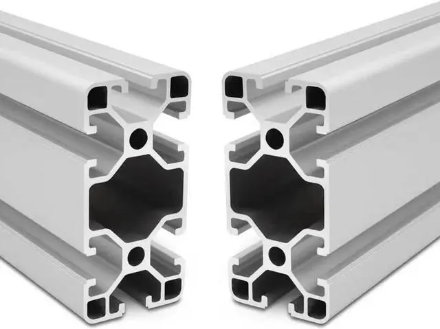 Main image of 4080 T Slot Aluminum Extrusion for 3D Printer Parts and CNC DIY Silver 1220mmX2