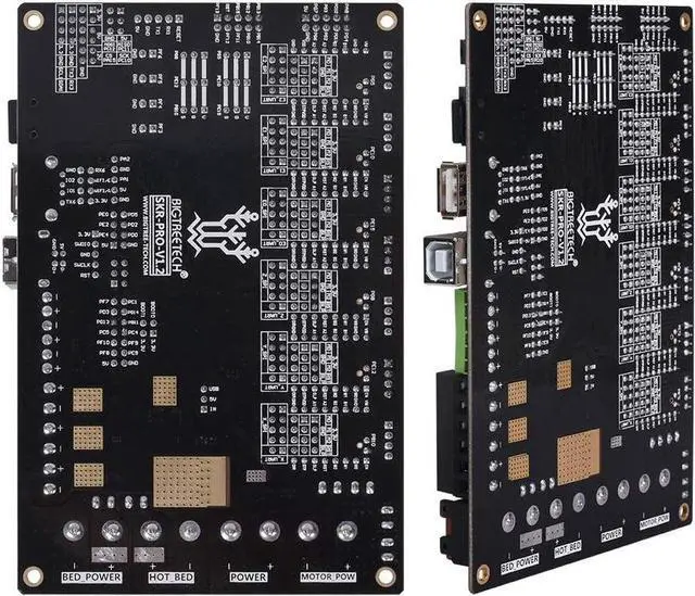 Alt view image 4 of 7 - BIGTREETECH SKR Pro v1.2 32bit Control Board high-Frequency 3D Printer Motherboard, Support TMC5160, TMC2208, TMC2130, TFT28, TFT32, TFT35, 12864LCD ect.