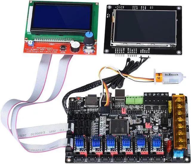 Alt view image 5 of 7 - BIGTREETECH SKR Pro v1.2 32bit Control Board high-Frequency 3D Printer Motherboard, Support TMC5160, TMC2208, TMC2130, TFT28, TFT32, TFT35, 12864LCD ect.