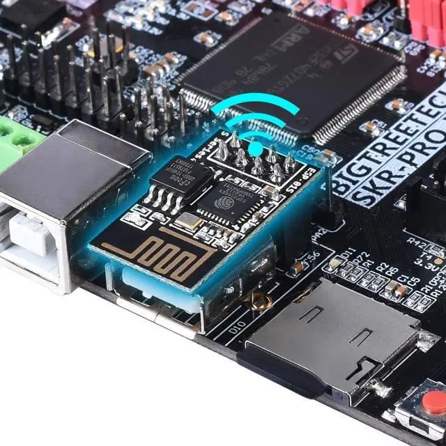 Alt view image 6 of 7 - BIGTREETECH SKR Pro v1.2 32bit Control Board high-Frequency 3D Printer Motherboard, Support TMC5160, TMC2208, TMC2130, TFT28, TFT32, TFT35, 12864LCD ect.
