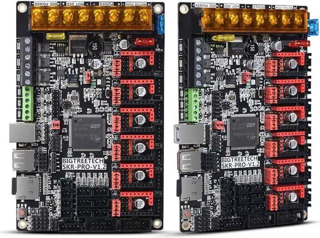 Alt view image 7 of 7 - BIGTREETECH SKR Pro v1.2 32bit Control Board high-Frequency 3D Printer Motherboard, Support TMC5160, TMC2208, TMC2130, TFT28, TFT32, TFT35, 12864LCD ect.