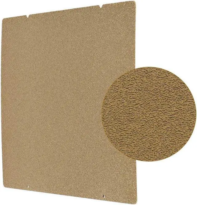 Alt view image 3 of 7 - BCZAMD Prusa MK4 I3 MK3 MK52 Gold Double Sided Textured PEI Spring Steel Sheet Powder Coated PEI Build Plate for Prusa i3/quila pro/CR6 SE MK2.5S MK3 MK3S, 253.8 x 241MM