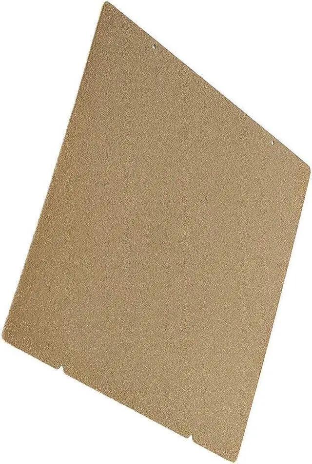 Alt view image 4 of 7 - BCZAMD Prusa MK4 I3 MK3 MK52 Gold Double Sided Textured PEI Spring Steel Sheet Powder Coated PEI Build Plate for Prusa i3/quila pro/CR6 SE MK2.5S MK3 MK3S, 253.8 x 241MM