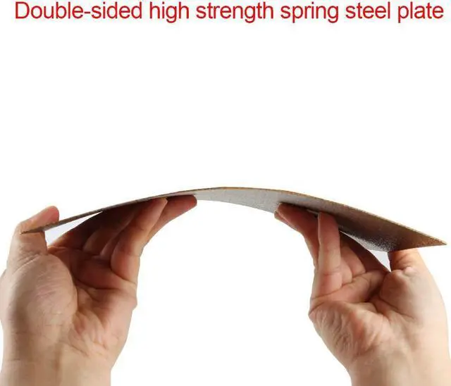 Alt view image 6 of 7 - BCZAMD Prusa MK4 I3 MK3 MK52 Gold Double Sided Textured PEI Spring Steel Sheet Powder Coated PEI Build Plate for Prusa i3/quila pro/CR6 SE MK2.5S MK3 MK3S, 253.8 x 241MM