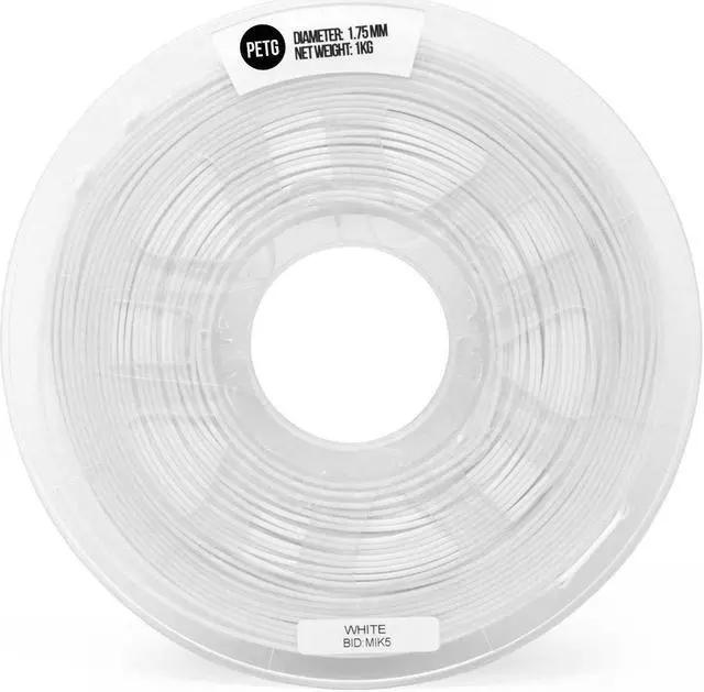 Alt view image 2 of 6 - Gizmo Dorks 1.75mm PETG Filament 1kg / 2.2lbs for 3D Printers, White