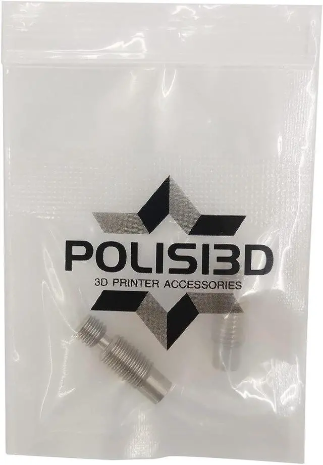 Alt view image 3 of 5 - Pack of 2pcs 3D Printer Super Smooth Titanium Alloy Heat Break All Metal Thermal Barrel Feeding Tube Heatbreak Throat for 1.75MM V6 HOTEND and Titan Aero Extruder use