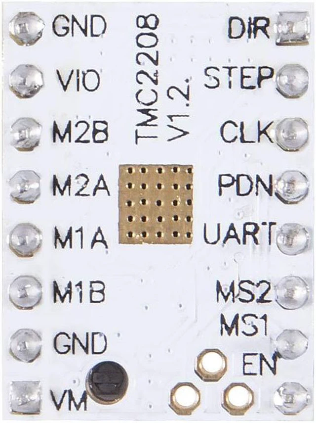 Alt view image 7 of 7 - 10-Pack TMC2208 V1.2 Stepper Motor Driver with Heat Sink for 3D Printer Boards