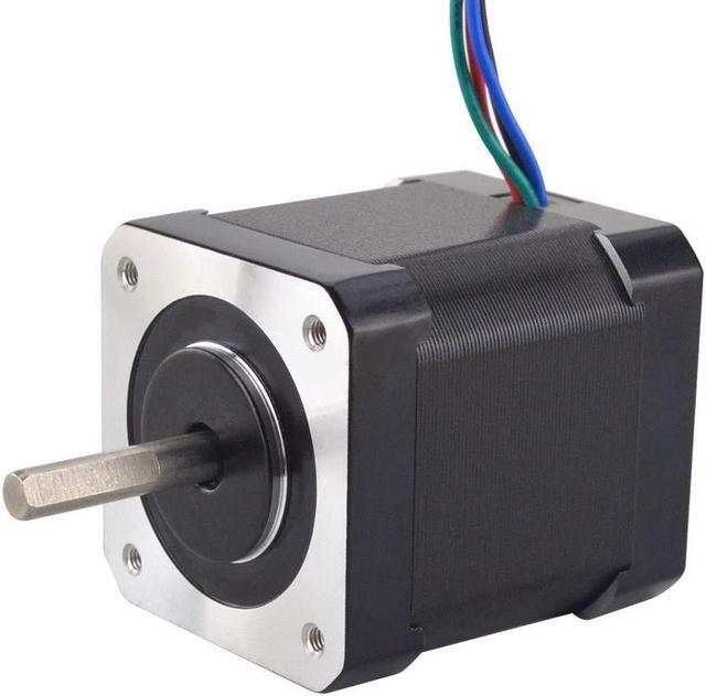 Alt view image 2 of 7 - STEPPERONLINE 5PCS Nema 17 Stepper Motor Bipolar 2A 84oz.in 48mm 4-Lead for 3D Printer/CNC