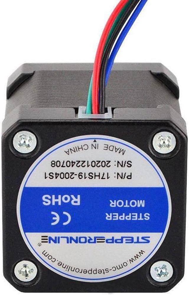 Alt view image 6 of 7 - STEPPERONLINE 5PCS Nema 17 Stepper Motor Bipolar 2A 84oz.in 48mm 4-Lead for 3D Printer/CNC