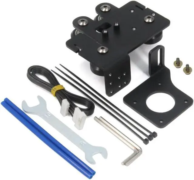 Alt view image 2 of 7 - Ender 5 pro Direct Drive Upgrade Kit Aluminum Alloy Plate with 4pcs Pulleys Easy Print TPU Flexible Filament for Ender 5 Pro/Ender 5/Ender 5 Plus (Plate-Ender 5 Series)