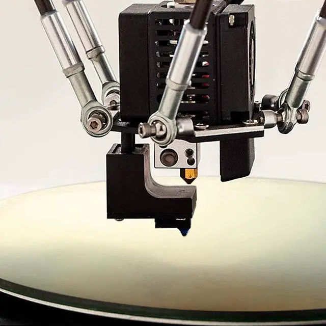 Alt view image 6 of 7 - FYSETC Flsn QQ-S Build System 265mm/ 10.4 inch Diameter 3 in 1 Round PEI Sheet Flexible Steel Platform+Sticker Base with Adhesive Heated Bed Cover for Flsn QQ,QQ-S,QQ-S-Pro 3D Printer