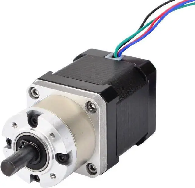 Main image of STEPPERONLINE Nema 17 Geared Stepper Motor Gear Ratio 5:1 3D Printer Extruder Motor DIY CNC Robotics