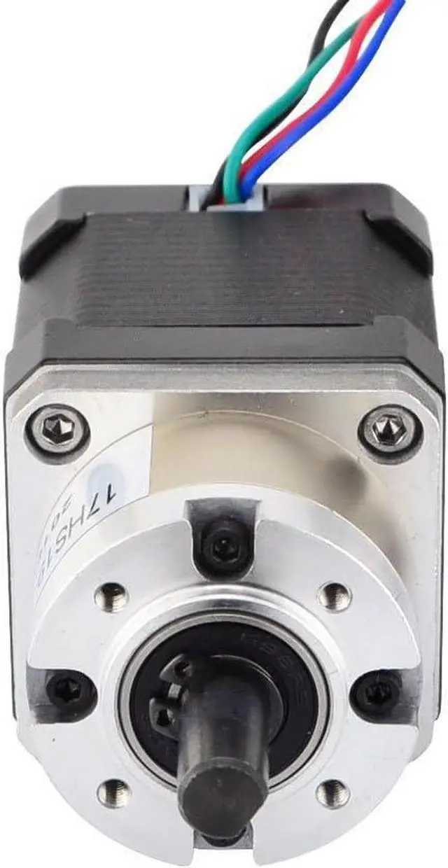 Alt view image 3 of 6 - STEPPERONLINE Nema 17 Geared Stepper Motor Gear Ratio 5:1 3D Printer Extruder Motor DIY CNC Robotics