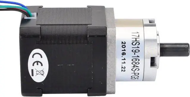 Alt view image 5 of 6 - STEPPERONLINE Nema 17 Geared Stepper Motor Gear Ratio 5:1 3D Printer Extruder Motor DIY CNC Robotics