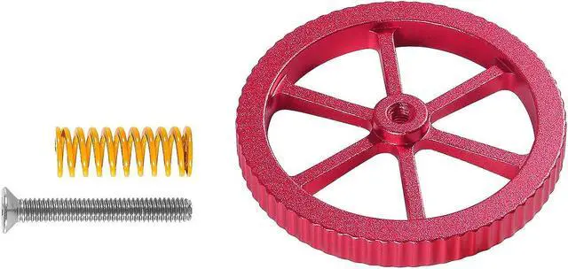 Alt view image 7 of 7 - 4PCS Upgraded Aluminum Hand Twist Leveling Nut with Hot Bed Die Springs and Screws for Ender 3/3 Pro/3 V2,Ender 5/5 Plus/Pro,CR-10,CR10S/10S Pro,CR 20 3D Printer Parts