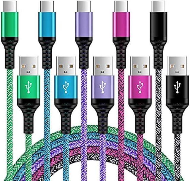 C Charger Cable Fast Charging Samsung Charger Android Power Cords 3ft 5Pack  for Samsung Galaxy S23 Ultra/S23/S23 Plus/S22 Ultra/S22+/S21 fe/S20/Note 22  20 Ultra/S10/S9/S8 A54 A14 A53 A13 A03S A04S A32 