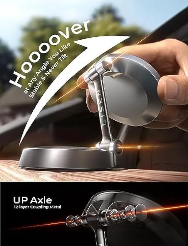 Alt view image 5 of 6 - LISEN for Magsafe Car Mount Charger [Fastest Charging Speed] 15W Fast Charging Wireless Car Charger iPhone Car Mount, Phone Holder Mount for Car Dashboard for iPhone 15 Pro Max Plus 14 13 12 Mini