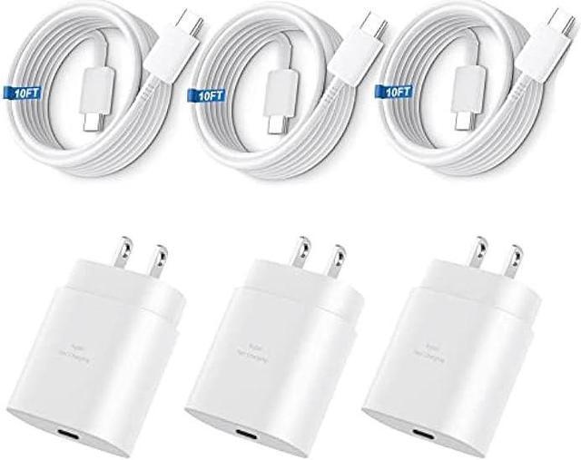 iPhone 15 Charger 10 FT [Apple MFi Certified], 3 Pack 25W USB-C