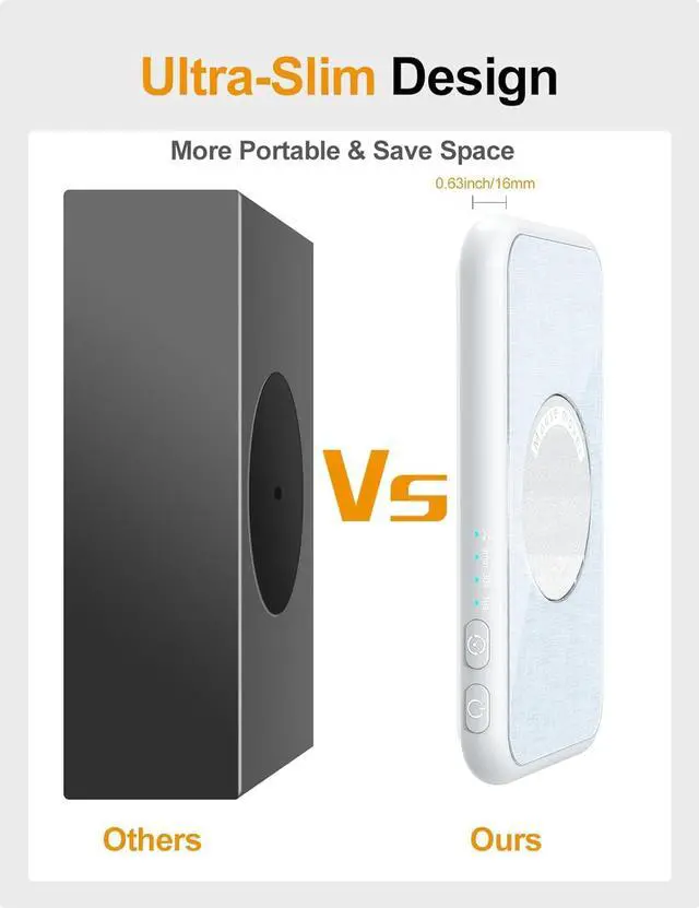 Alt view image 2 of 7 - Ultra-Slim Quiet Mouse Jiggler, White, USB, Compatible with Windows, Mac, iOS, and Android