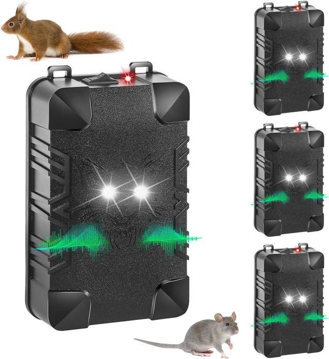 Ultrasonic Mouse Repeller for Car Squirrel Repeller Rodent Detector Rat  Deter