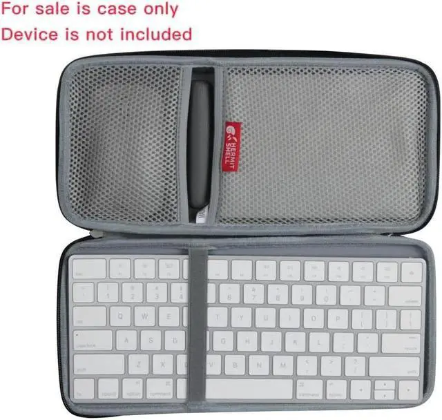Alt view image 2 of 4 - Hermitshell Hard Travel Case for Apple Magic Keyboard MLA22LL/A + Trackpad 2 MJ2R2LL/A + Mouse Bluetooth (Nylon, Black)