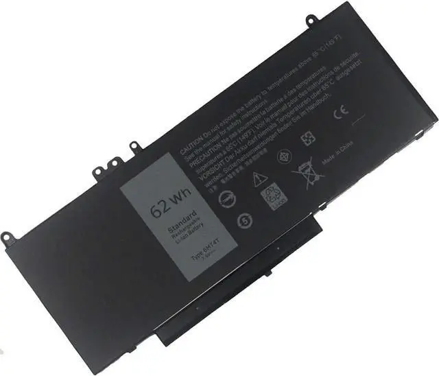 Main image of Fully. New 6MT4T Replacement Laptop Battery Compatible with Dell Latitude E5470 E5570 Precision 3510 0HK6DV 079VRK TXF9M 0TXF9M - 7.6V 62Wh