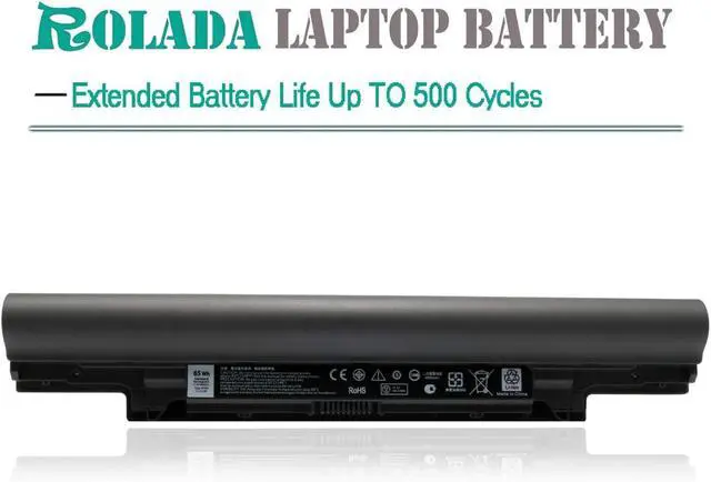Alt view image 5 of 7 - ROLADA YFDF9 5MTD8 Notebook Battery Replacement for Dell Latitude 3340 3350, V131 2 Series; JR6XC YFOF9 Laptop Batteries-11.1V 65Wh