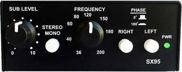 Alt view image 3 of 3 - ROLLS SX95 Stereo Subwoofer Crossover/Filter, 12V Auxiliary Power Outlet