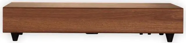 Alt view image 2 of 5 - Theater Solutions SUB8SM Slim Subwoofer (Mahogany), 8-Inch Slim