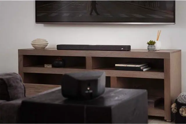 Alt view image 6 of 7 - Polk Audio SR2 Wireless Surround Sound Speakers for Select React and Magnifi Sound Bars - Immersive Easy Set Up, Multiple Placement Options, 2 Count (Pack of 1)