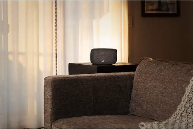Alt view image 7 of 7 - Polk Audio SR2 Wireless Surround Sound Speakers for Select React and Magnifi Sound Bars - Immersive Easy Set Up, Multiple Placement Options, 2 Count (Pack of 1)