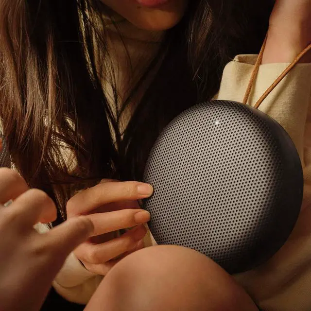 Alt view image 7 of 7 - Bang & Olufsen Beosound A1 (2nd Generation) Wireless Portable Waterproof Bluetooth Speaker with Microphone, Anthracite