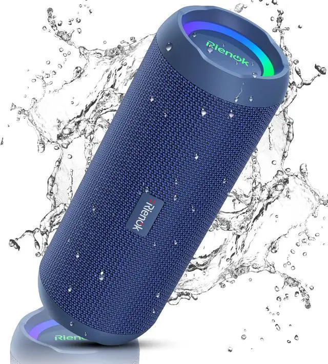 Main image of RIENOK Portable Bluetooth Speaker 30W Dual Pairing True Wireless Stereo HD Sound IPX7 Waterproof Outdoor Sport Shower Wireless Speaker Bluetooth 5.3 for Home Party