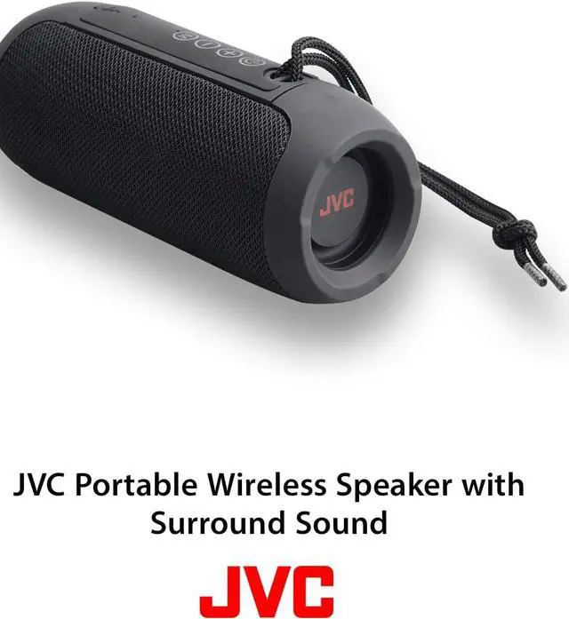 Alt view image 3 of 7 - JVC Portable Wireless Speakers with Surround Sound, Bluetooth 5.0 & 5.3, TWS Stereo, Waterproof IPX5, Up to 18-Hour Battery Life