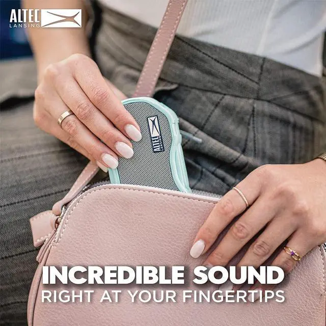 Alt view image 5 of 7 - Altec Lansing Baby Boom XL - Waterproof Bluetooth Speaker, Wireless & Portable for Travel & Outdoor Use, Deep Bass & Loud Sound, 1 Pack, Black