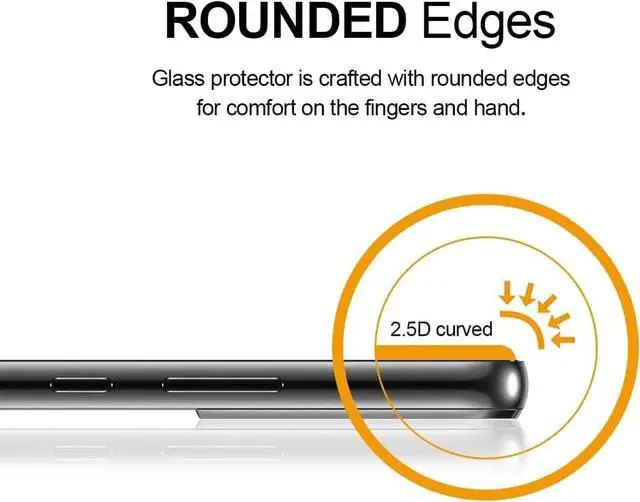 Alt view image 3 of 5 - (2 Pack) Designed for  Galaxy A23 5G / Galaxy A23 5G UW Tempered Glass Screen Protector Anti Scratch Bubble Free