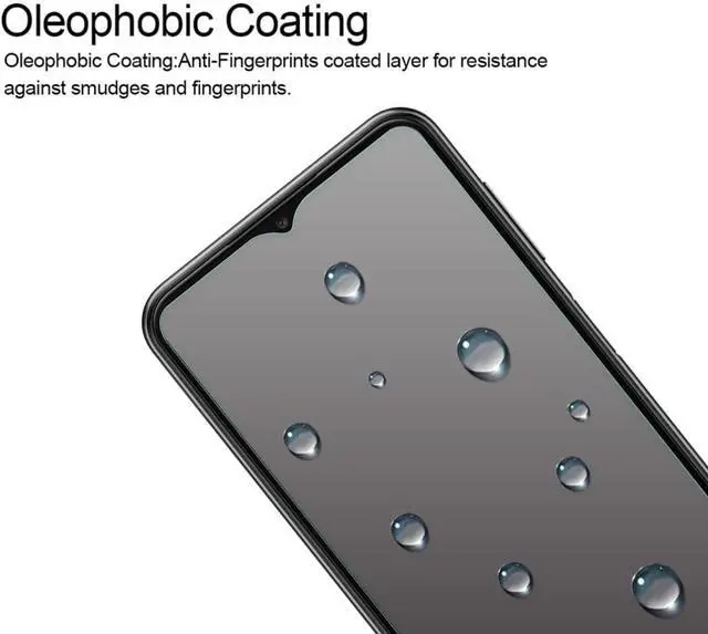 Alt view image 5 of 5 - (2 Pack) Designed for  Galaxy A23 5G / Galaxy A23 5G UW Tempered Glass Screen Protector Anti Scratch Bubble Free