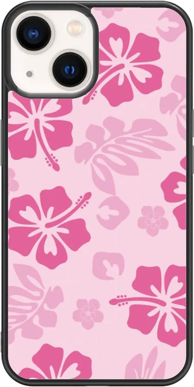 iPhone13 pink 128gb スマホケース付き Amazon.com: Pink Hibiscus Phone Case Compatible with iPhone