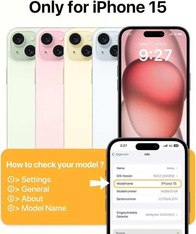 Alt view image 2 of 7 - andobil for iPhone 15 Case [360° Ring Stand] [Compatible with Magsafe] Military Drop Protection Slim Magnetic iPhone 15 Phone Case for Men Women- Easy-Relax Series- Matte Black