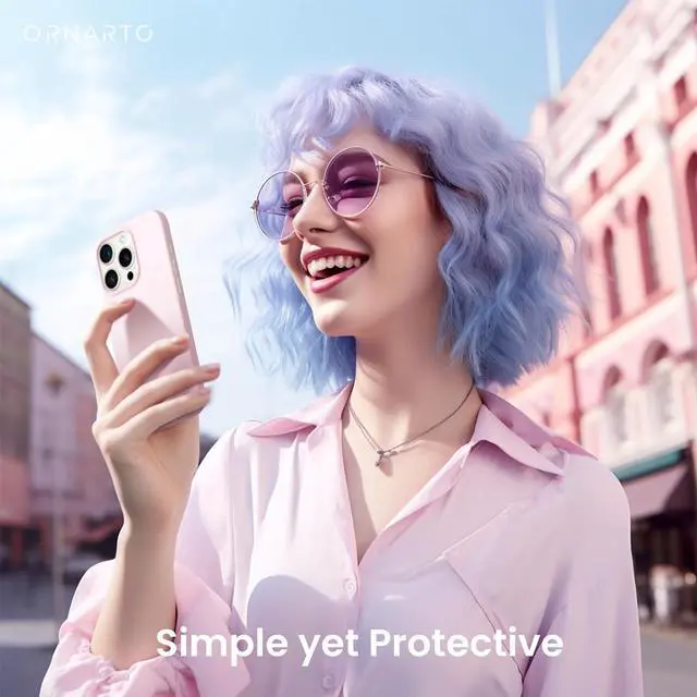 Alt view image 6 of 7 - Compatible with iPhone 15 Pro Max Case 6.7", Slim Liquid Silicone 3 Layers Soft Gel Rubber Shockproof Protective Phone Case with Anti-Scratch Microfiber Lining-Chalk Pink