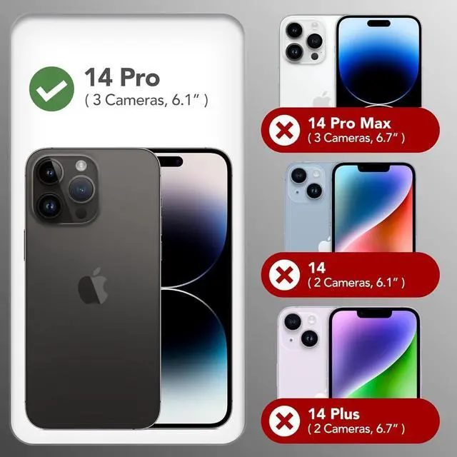 Alt view image 2 of 7 - GONEZ for iPhone 14 Pro Case, Compatible with Magsafe, with 2X Screen Protector + 2X Camera Lens Protector, Soft Anti-Scratch Microfiber Lining, Shockproof Liquid Silicone Phone Cover, Stone