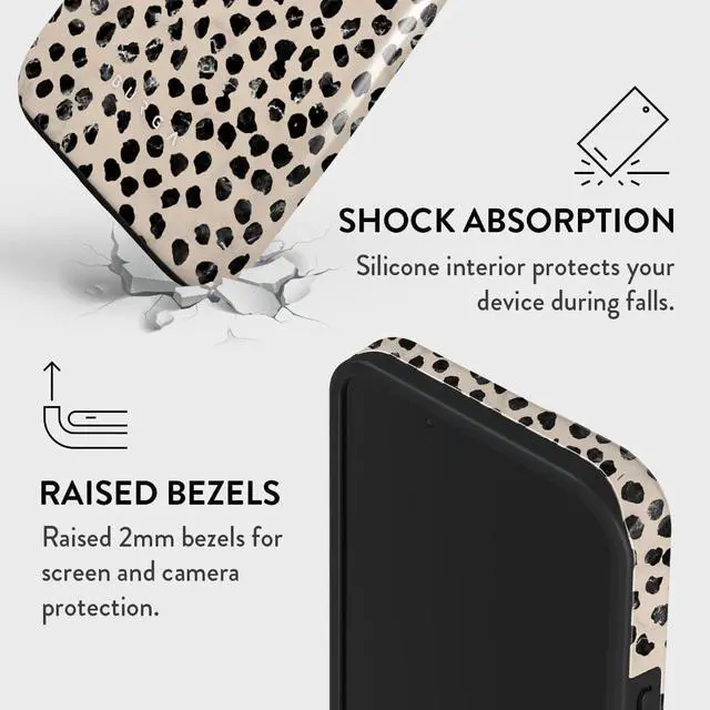 Alt view image 4 of 7 - BURGA Unisex Phone Case for iPhone 15 Dual-Layer Hybrid Design with Shock-Absorbing TPU & Durable Exterior, Scratch-Resistant Finish and Raised Bezel Edge for Screen Protection & Daily Use