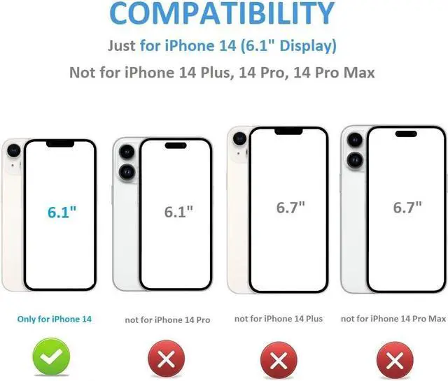 Alt view image 2 of 7 - ONETOP Compatible with iPhone 14 Wallet Case with Card Holder, PU Leather Kickstand Card Slots Case, Double Magnetic Clasp and Durable Shockproof Cover 6.1 Inch (Rose Gold)